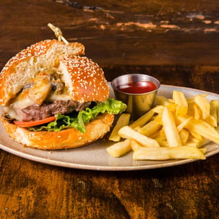 Mushroom City Truffle Burger